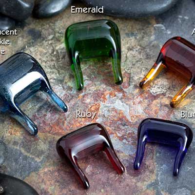 Glass Piercing Jewelry Retainers