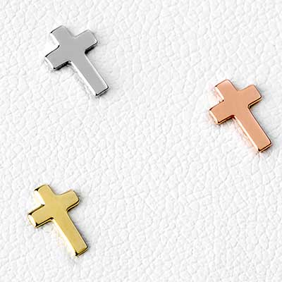 14K Gold Ghost Threadless End | Cute