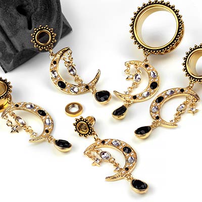Golden Moon Dangle Eyelets