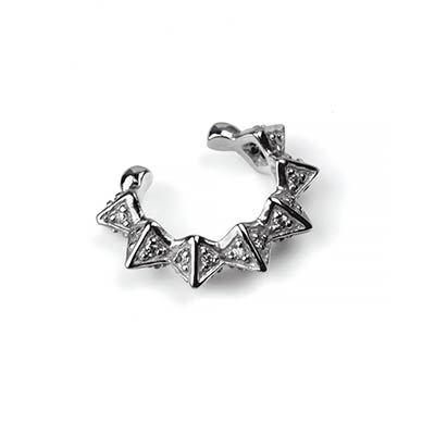 Gemmed Deco Ear Cuff