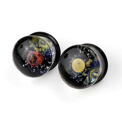 Pyrex Glass Space Plugs 