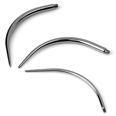 Steel Threadless Curved Piercing Taper Guide