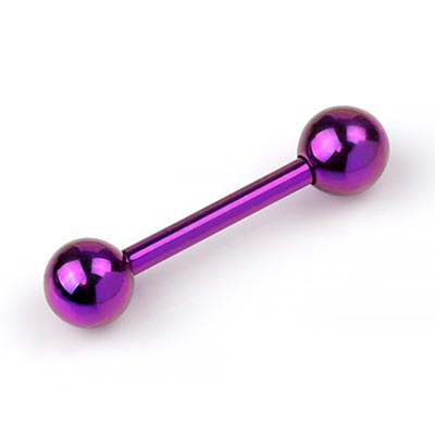 wand vibrator sex toy OTVIAP Vibrating Stainless Steel Tongue Ring Stud Barbell, Body Piercing  Jewelry, Silicone Head, Includes Batteries