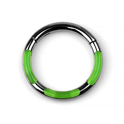 Titanium Circuital Glow in the Dark Clicker